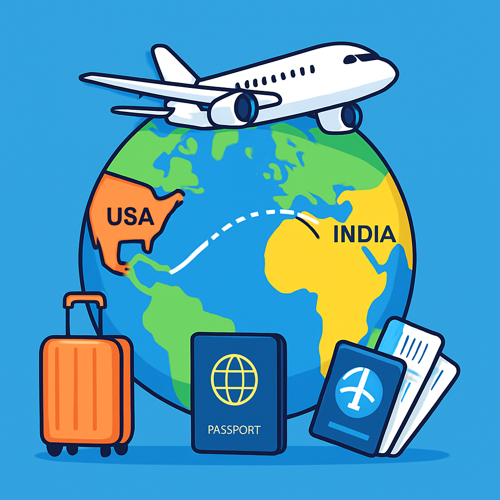 Low Fare USA to India Flights with Single Layover