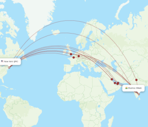 Flights USA to Madurai 