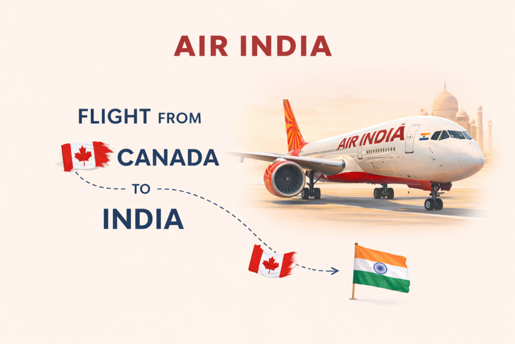 Air India Flight from Canada to India
